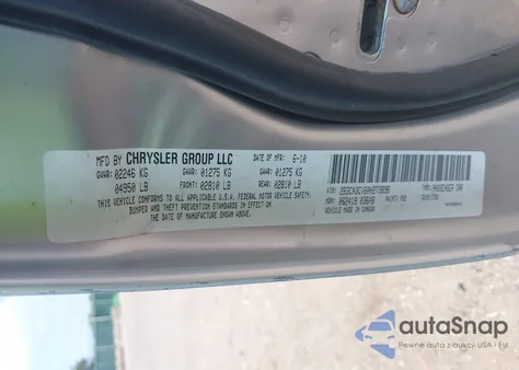 2010 Dodge Charger Sxt из США, поврежденный, VIN 2B3CA3CV6AH273896